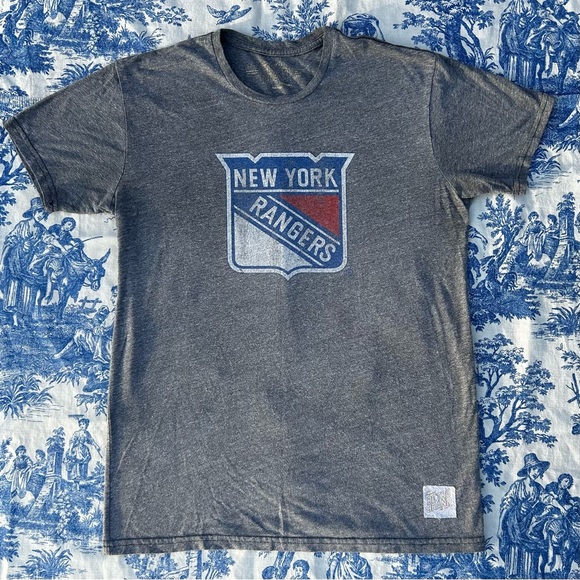 New York Rangers Original Retro Brand Crewneck Tee - Picture 4 of 5